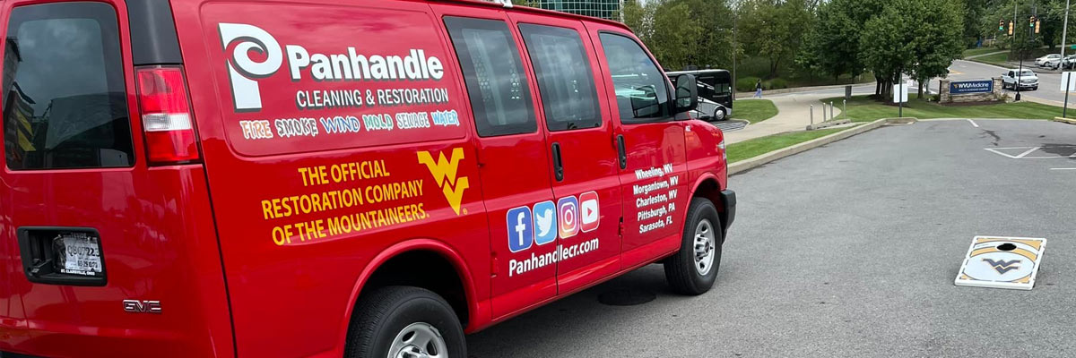 Panhandle Cleaning & Restoration service van