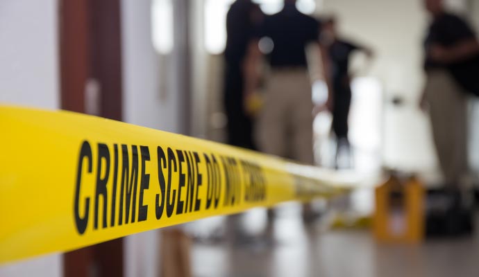 Crime scene area