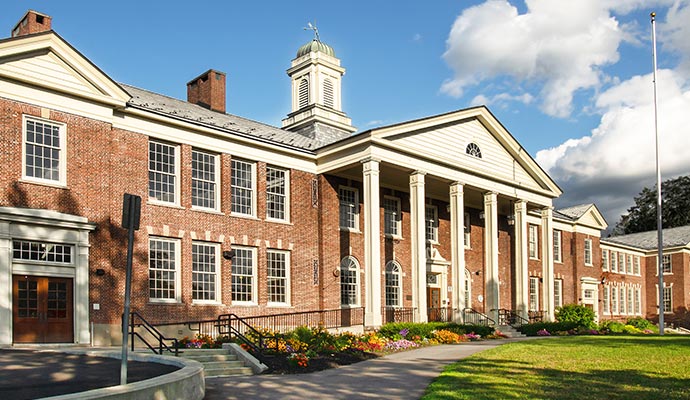 Clean college building Clean college building