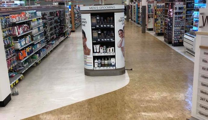 Clean retail store Clean retail store