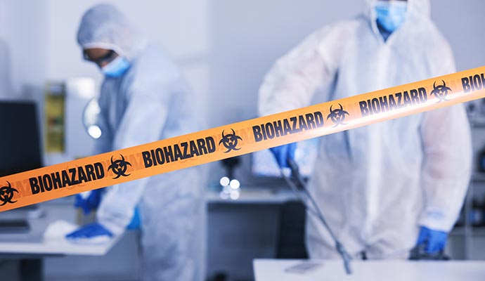 Professional biohazard cleanup Professional biohazard cleanup