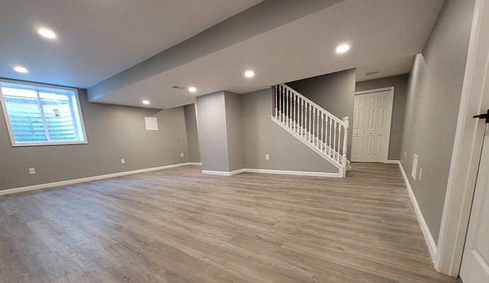 Clean basement