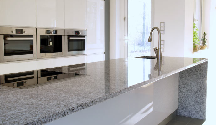 Granite kitchen countertop