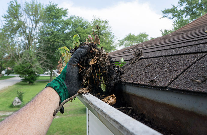 Cleaning Rain Gutters