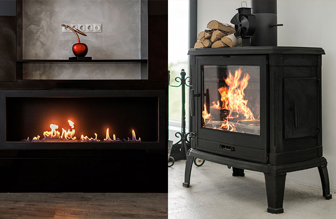 Gas Fireplaces & Wood Stoves